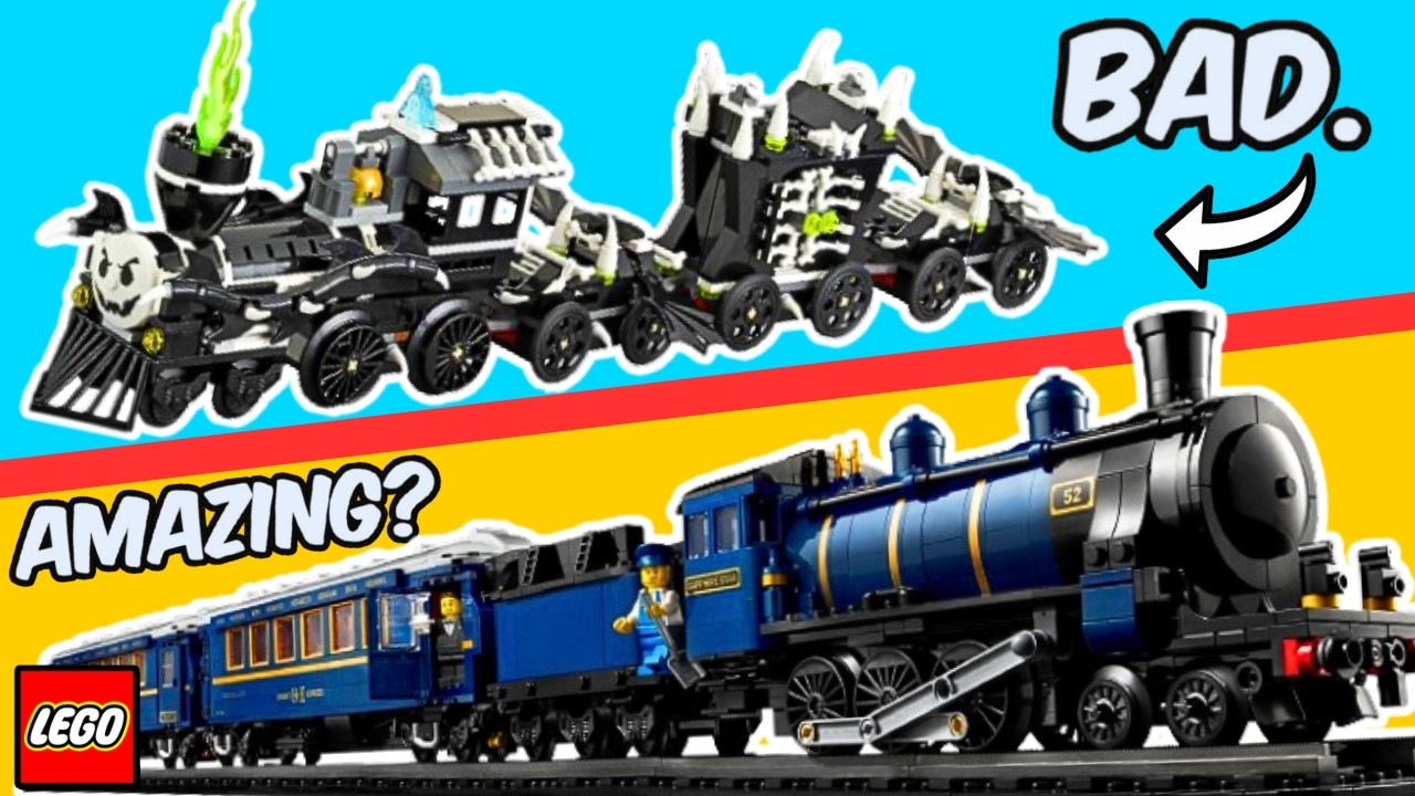 Худшие и лучшие паровозы LEGO!