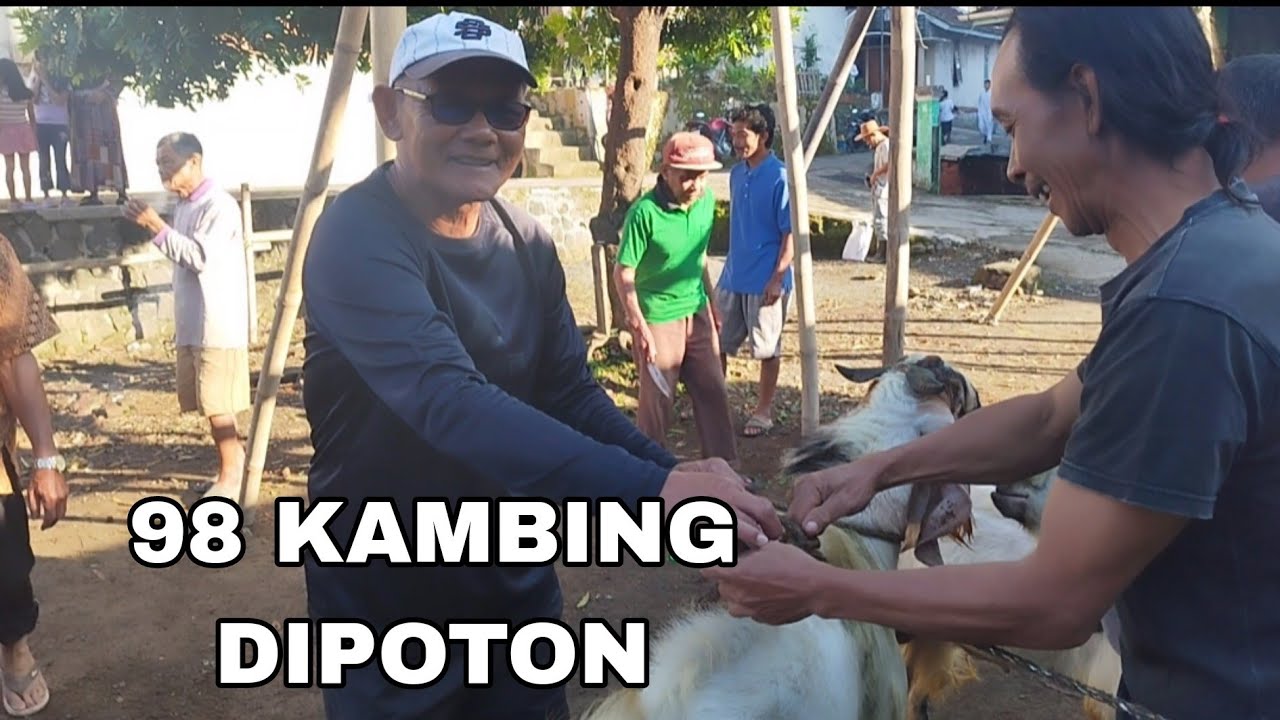 Hara Raya idul adha  pemotongan kambing dan sapi