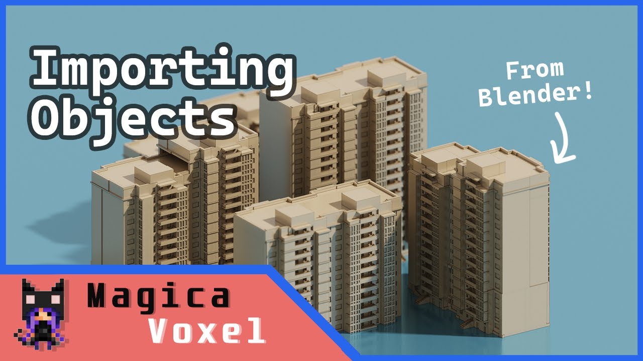Importing OBJ Files Into MagicaVoxel!