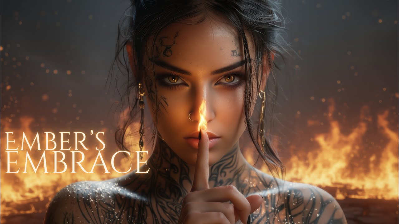 Kiss of Flame — Ember’s Embrace | Cinematic Dark Fantasy Music Video · A Nordic Veil Saga