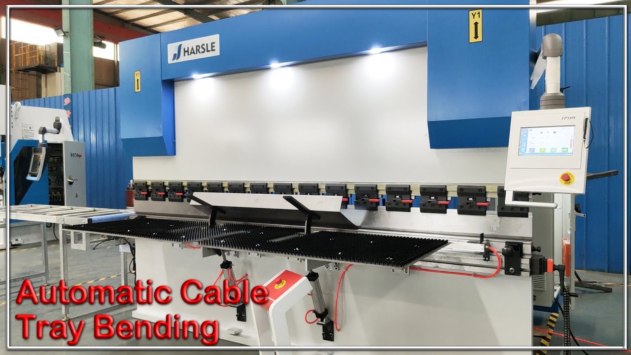 Automatic cable tray bending machine, CNC Press brake for cable bridge production line