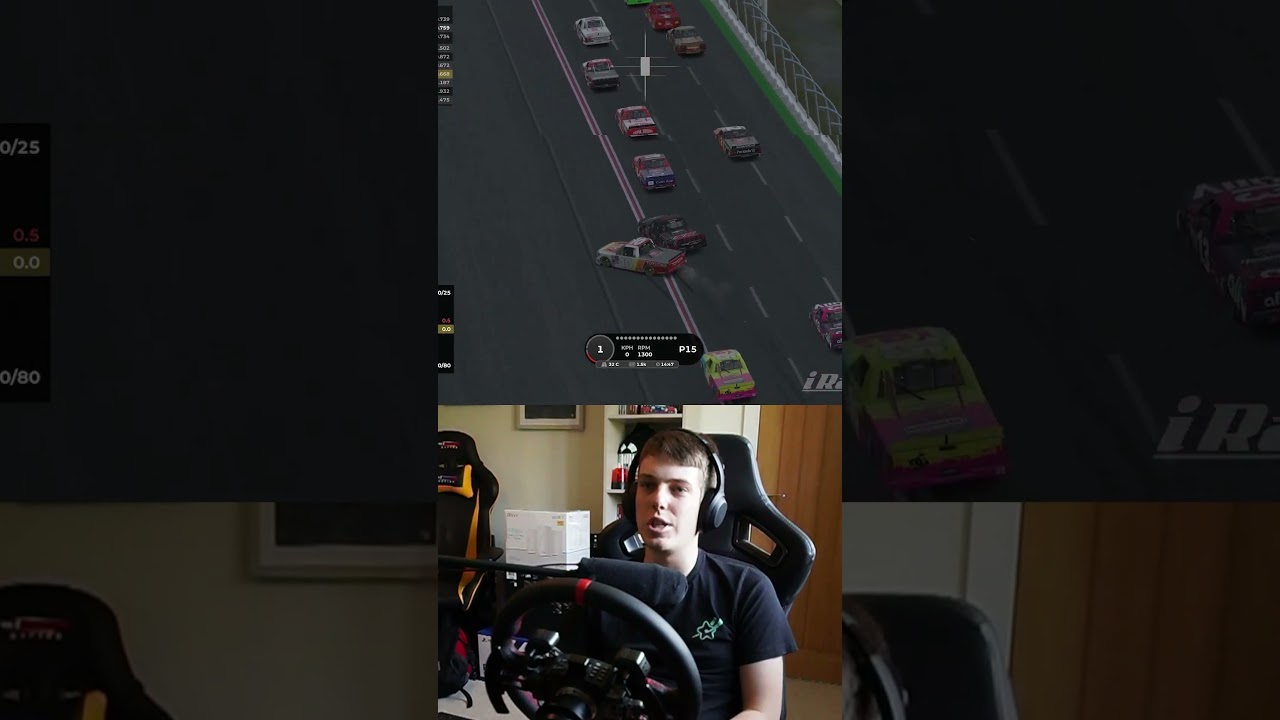Oval racing is brutal... iRacing