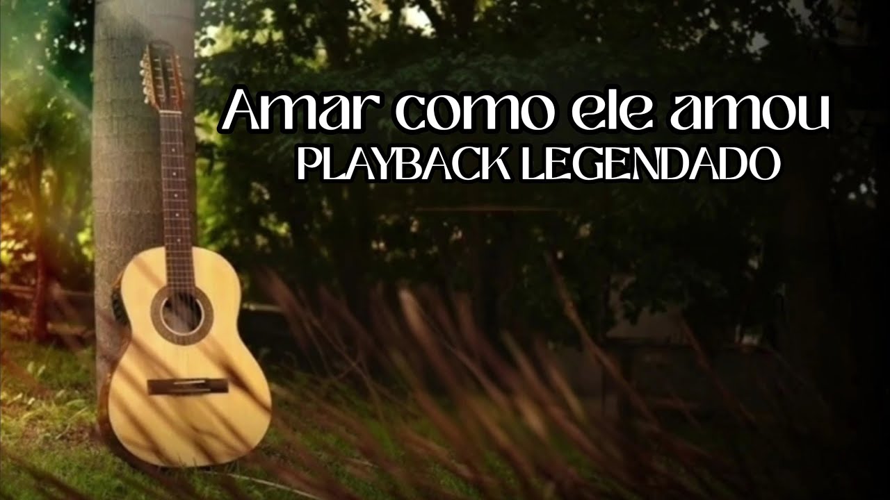 Amar Como Ele Amou -  Playback Legendado (Daniel e Samuel) Viola pra Jesus