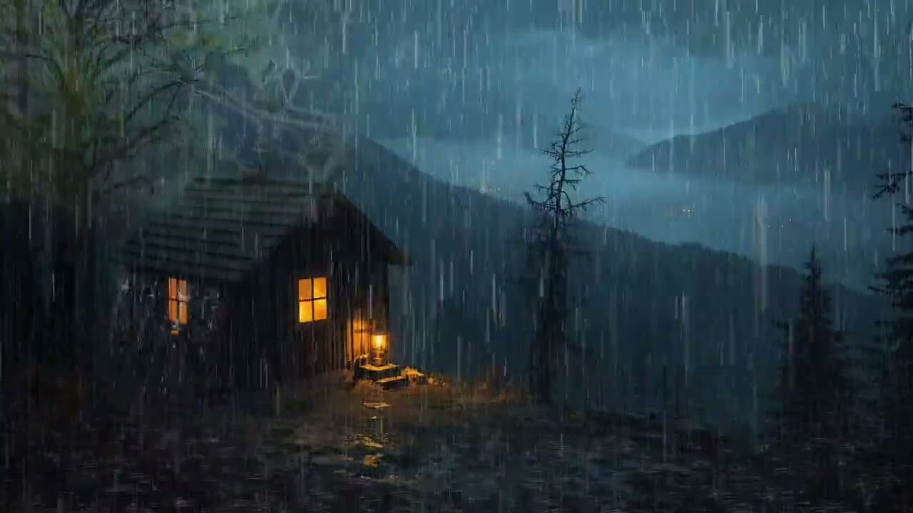 Heavy Rainstorm ASMR for Deep Focus and Restful Sleep | Relaxing Rain Noise for Stress Relief