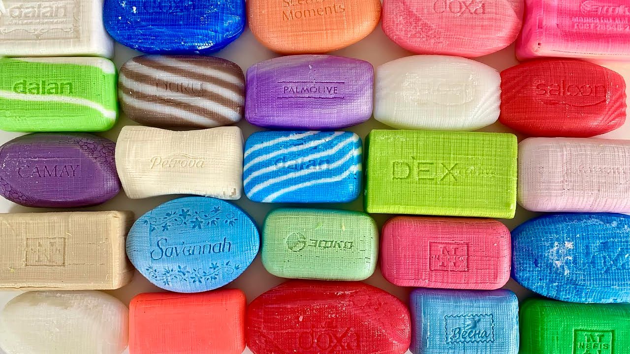 ⭐ASMR ⭐ Cutting Soap Cubes. Резка мыла кубиками. Satisfying soap video.