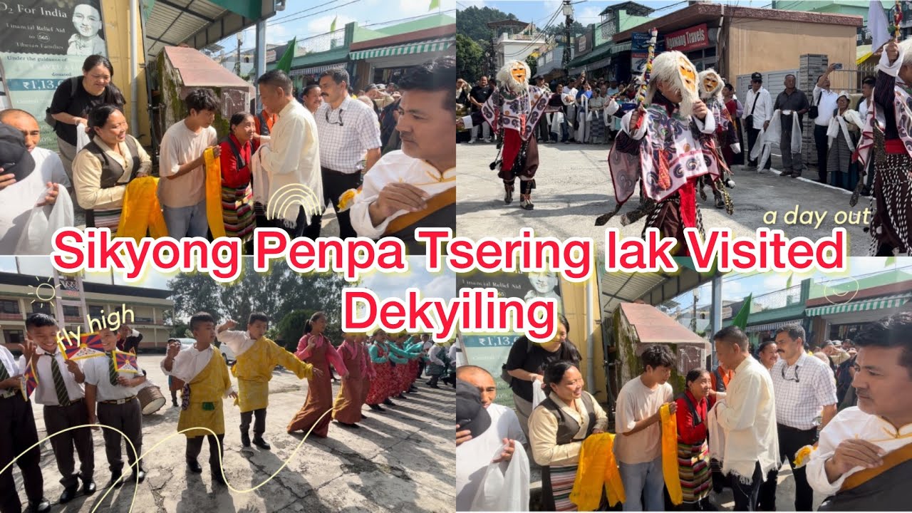 Sikyong Penpa Tsering lak Visited at Dekyiling and THSchool 29th sept 2024