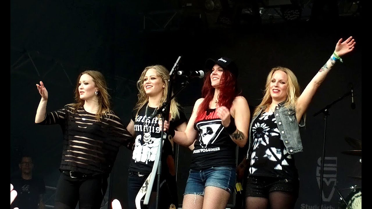 Crucified Barbara - Electric Sky & Into The Fire 2015-07-31 Skogsröjet