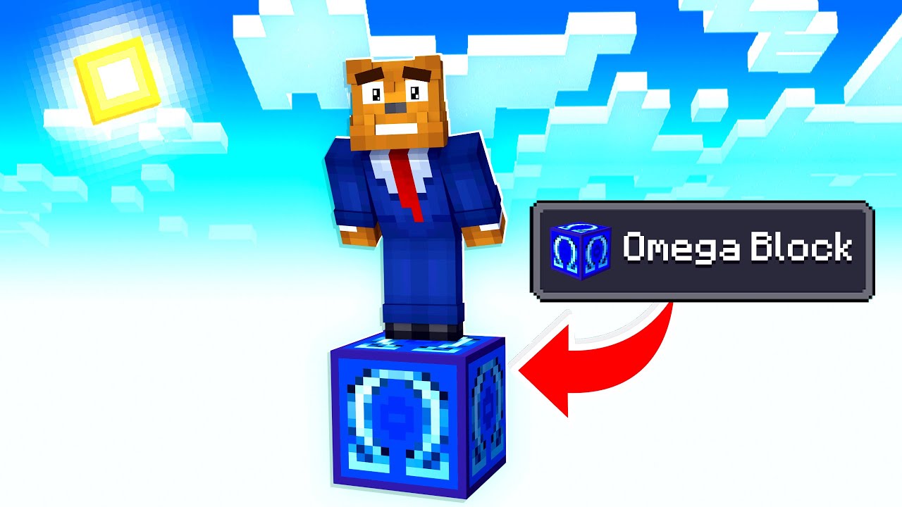 Minecraft But Im Stuck On One OMEGA Lucky Block