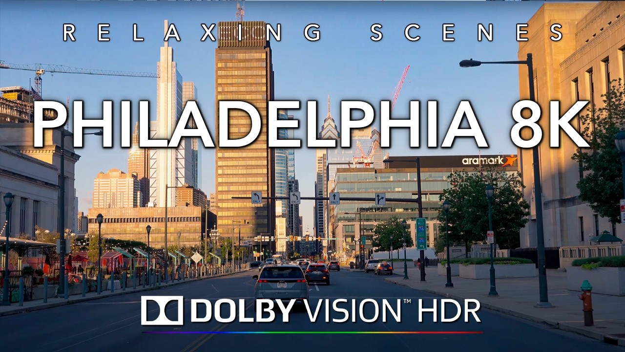 Driving Philadelphia 8K Dolby Vision HDR