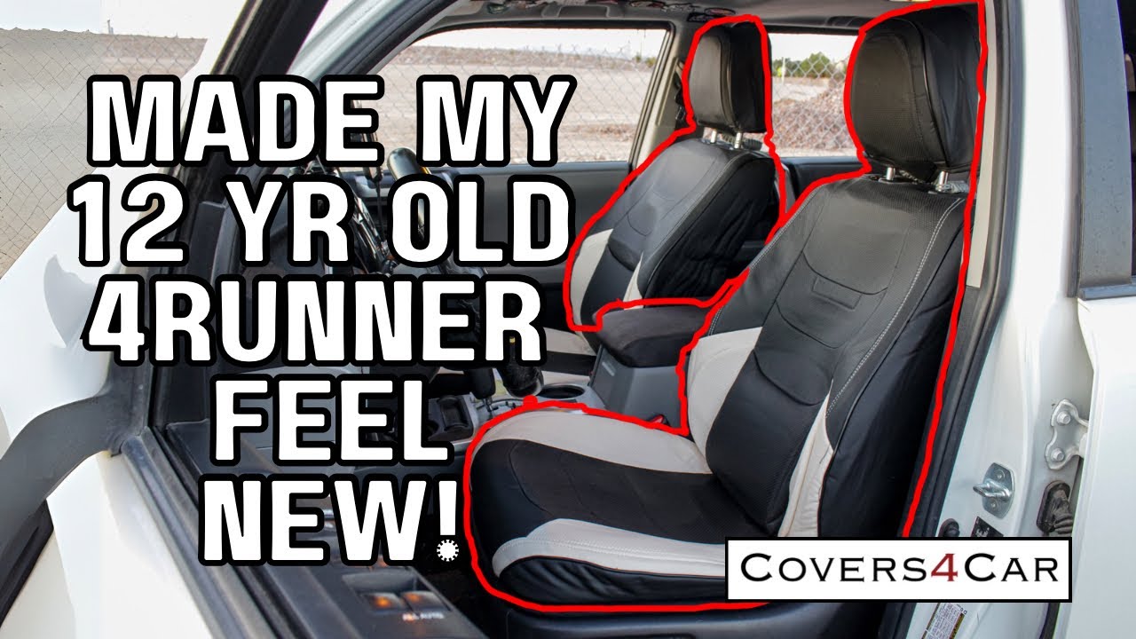 Чехлы на сиденья из кожи наппа для Toyota 4Runner 5-го поколения | Covers 4 Car | Установка и обзор