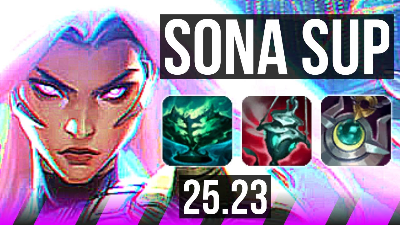 SONA & Ezreal vs SORAKA & Aphelios (SUP) | EUW Master | 25.23