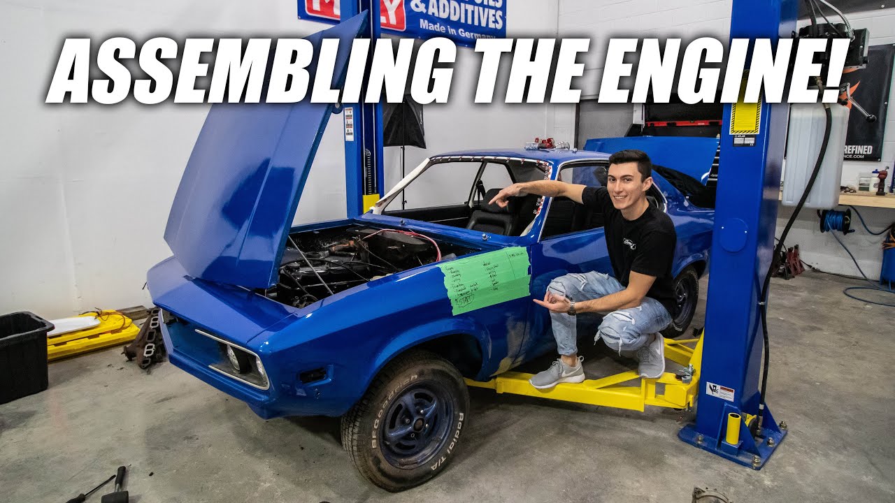 OPEL BUILD BEGINS! - Assembling The Engine