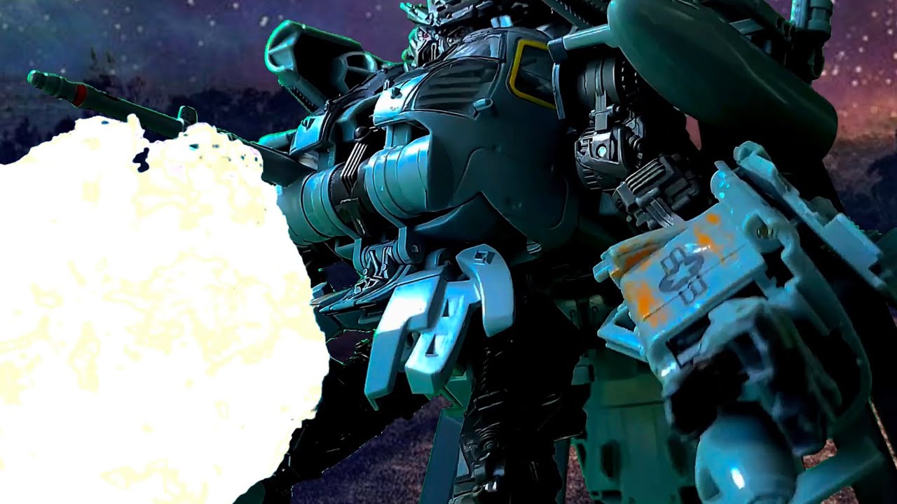 Transformers 1 “blackout attacks U.S military base” scene Stop Motion