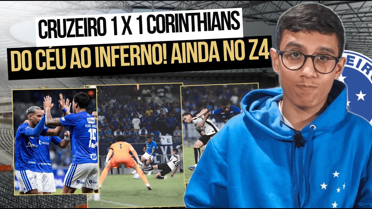 Cruzeiro joga melhor, mas cede empate ao Corinthians no fim - Portal da Liga