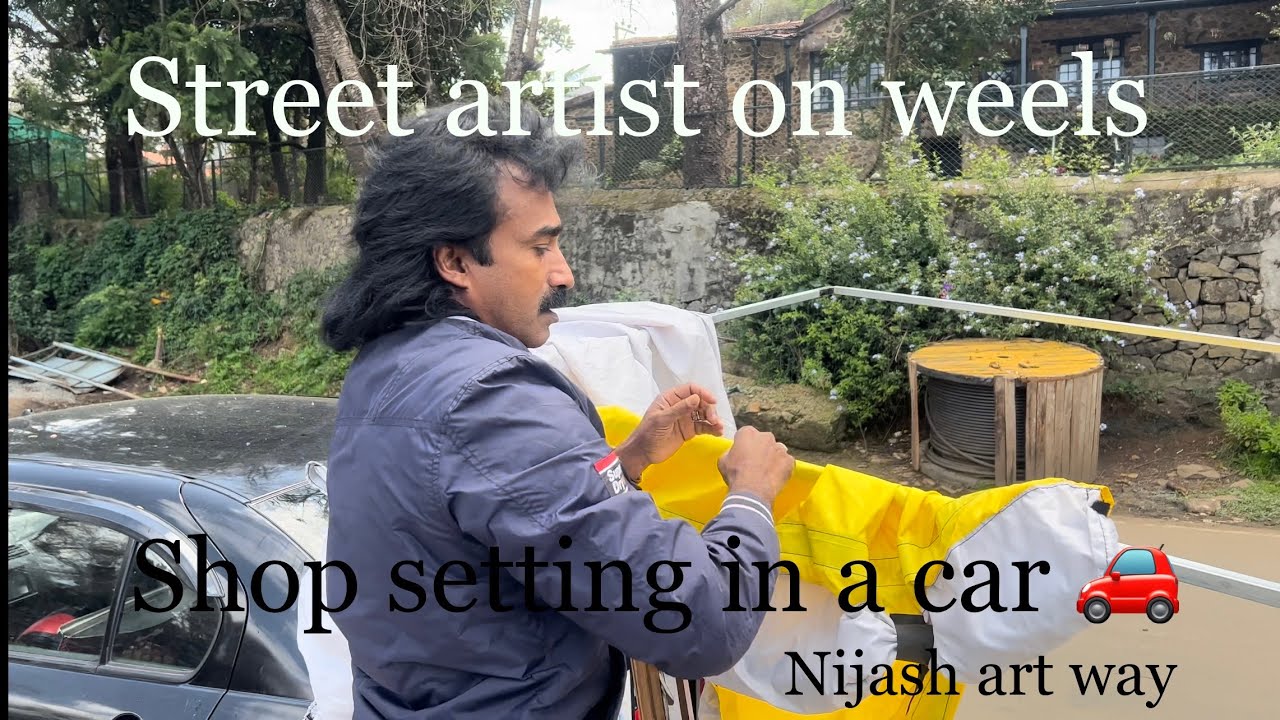 Street artist on weels