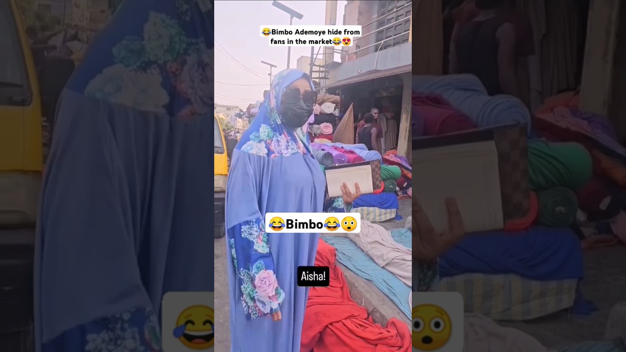 😂Bimbo Ademoye hide from fans with this dress😂😍 