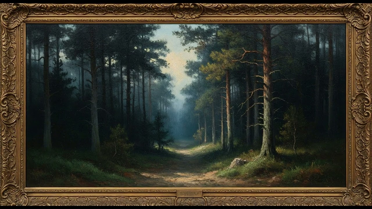 Oil Painting  5 Hour 4K Gold Frame TV Art Screensaver