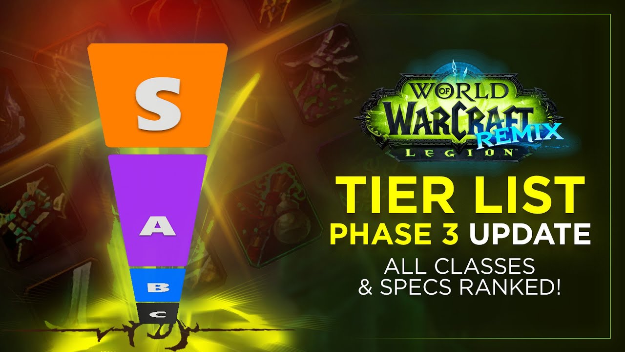 СПИСОК УРОВНЕЙ Legion Remix &ndash; Лучшие классы в фазе 3