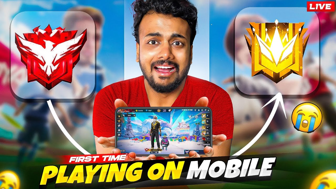 PHONE Gameplay BR Rank Push Live With Assassins Army- Garena Free Fire Max