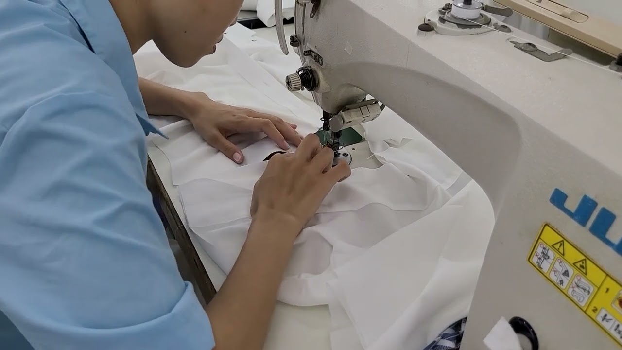 MAY VAI CON ÁO SƠ MI CẢI TIẾN CỮ KẸP - VẢI KNIT SHIRT CHẬM HƠN VẢI TRUYỀN THỐNG