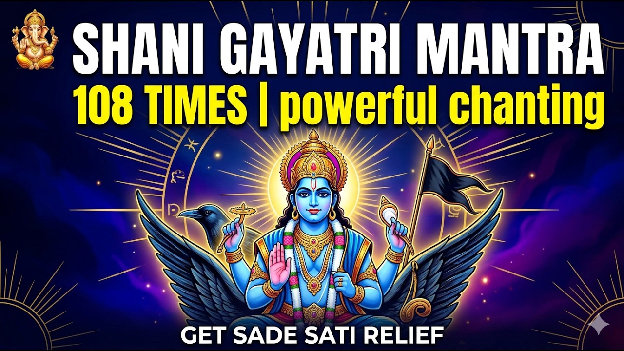 Powerful Shani Gayatri Mantra | Remove Sade Sati & Shani Dosha Fast