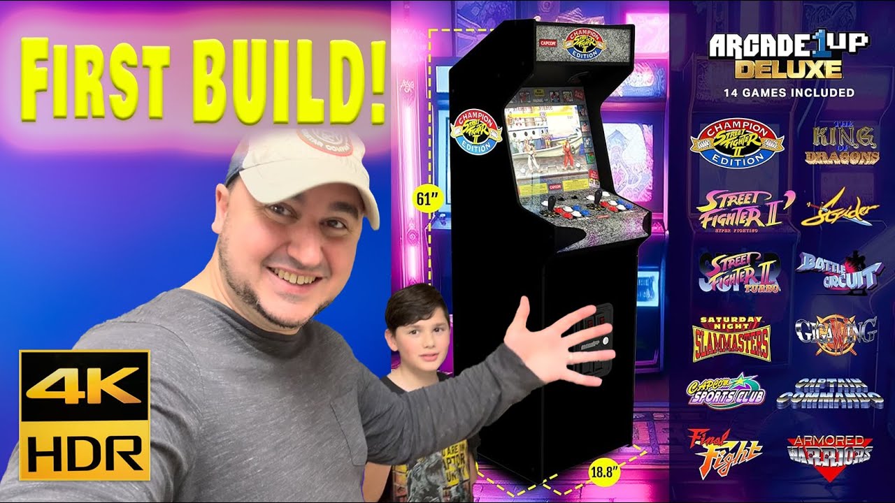 First Arcade1Up! Build | Street Fighter II CE HS-5 Deluxe Cabinet | Father & Son 1st Build