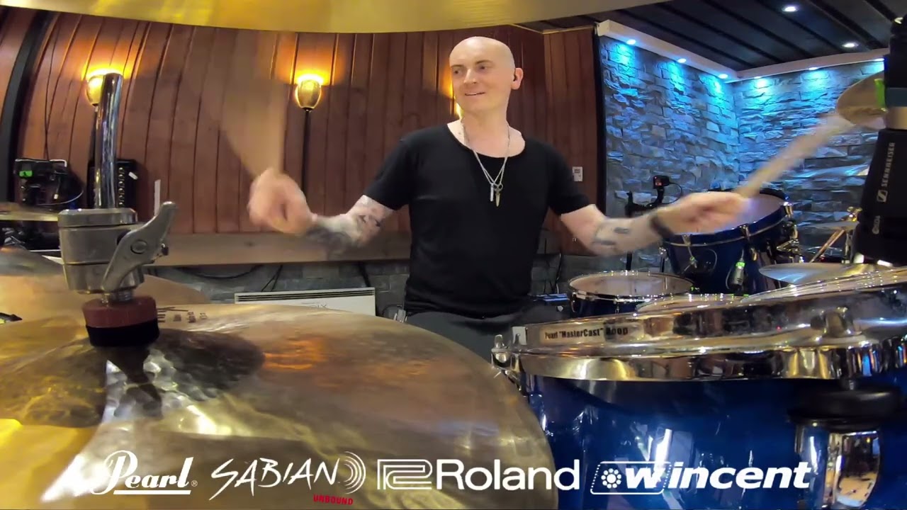 CROWNSHIFT 'A World Beyond Reach' live drumcam playthrough