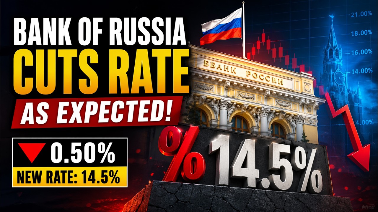 Bank of Russia Cuts Rate as Expected         #financenews  #BreakingNews #globalmarkets