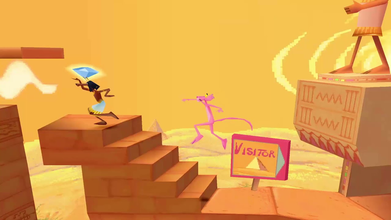 Pink Panther - Pinkadelic Pursuit ► Full HD Walkthrough (PS1) #5 - Egypt