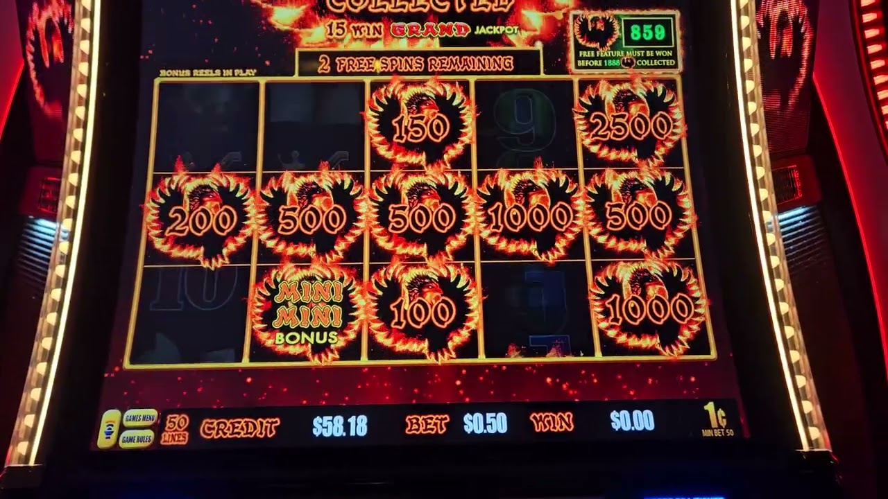 Low betting free play turned out great on  Phoenix link slot machine. 