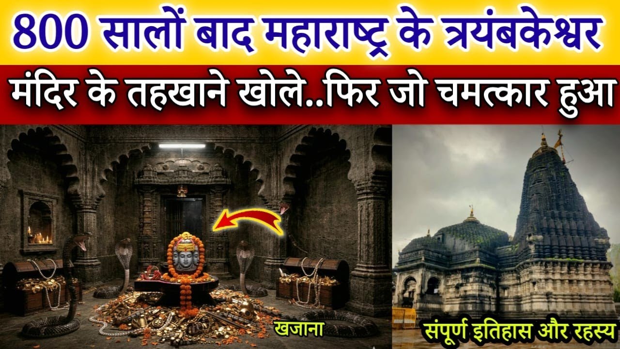 जब 800 सालों बाद खोले गए त्रयंबकेश्वर मंदिर के तहखाने, नजारा देख सबकी रूह कांप गई, Mahadev Chamatkar