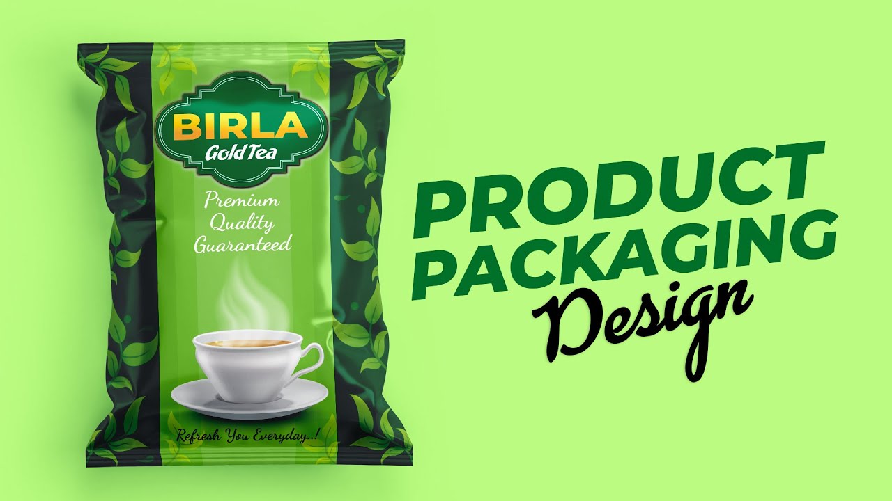 Birla Gold Tea Packaging Design in Illustrator – Step-by-Step Tutorial - Smith Desk
