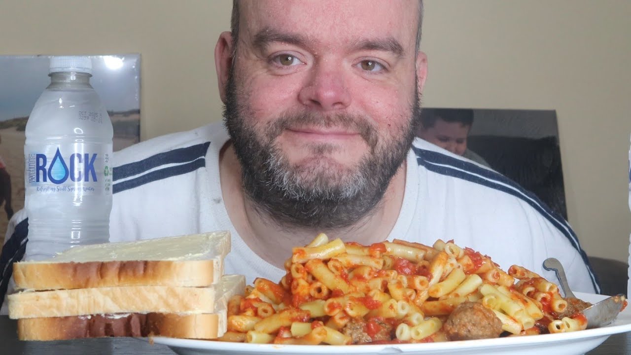 The police called me. 1.5kg meatball pasta bake uk mukbang