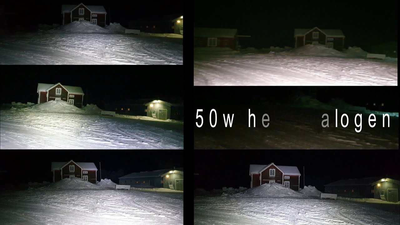 LED VS HALOGEN WORKLIGHT COMPARISON (wish series summary part 7)