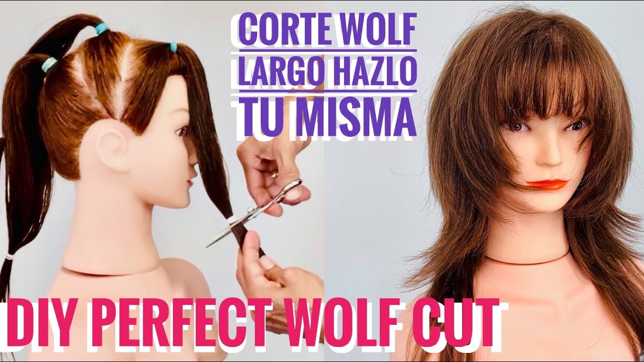 Corte Wolf Largo con Fleco corto - DIY LONG WOLF CUT