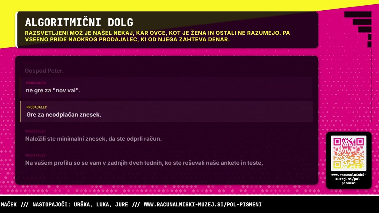 Algoritmični dolg - Pol-pismeni spodrsljaji naših digitalnih življenj