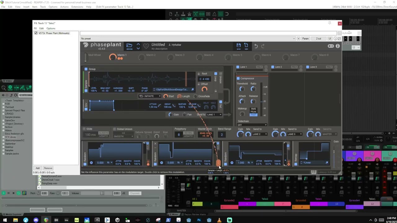 Glitch Sound Design Techniques - Part 4 (sampler-based)