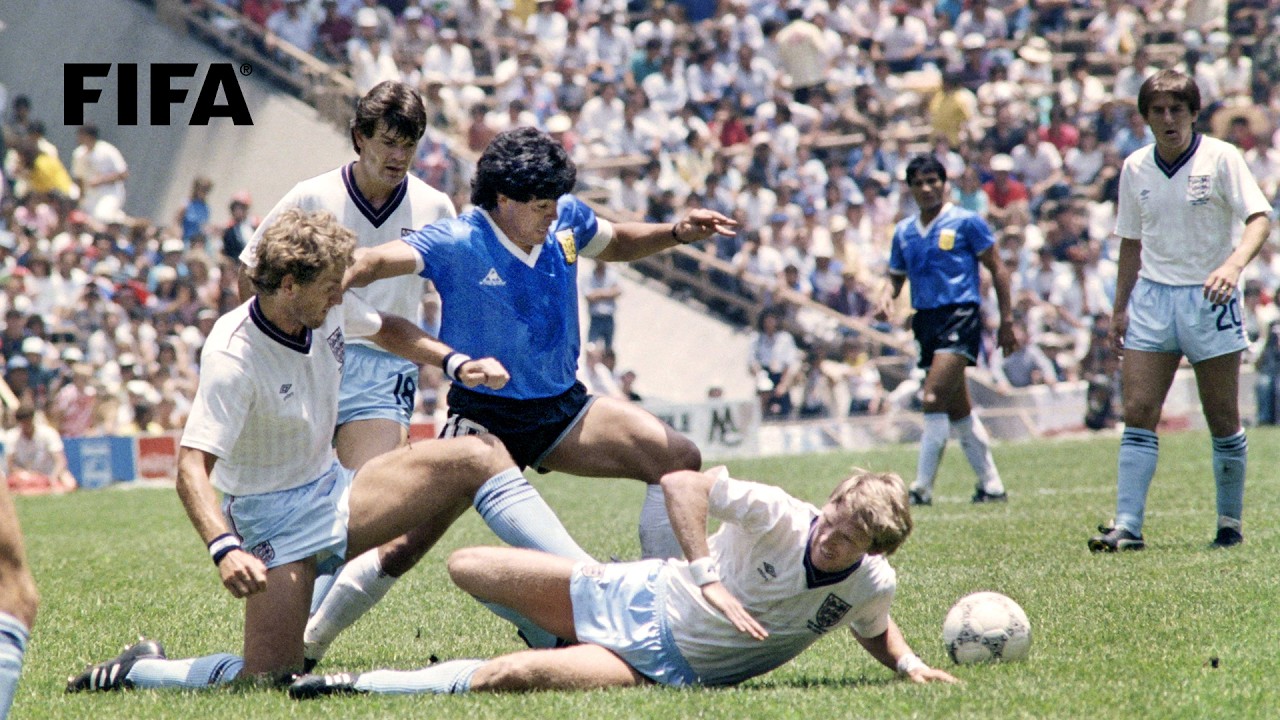 The Legendary Maradona Show From 1986 | Argentina 2-1 England