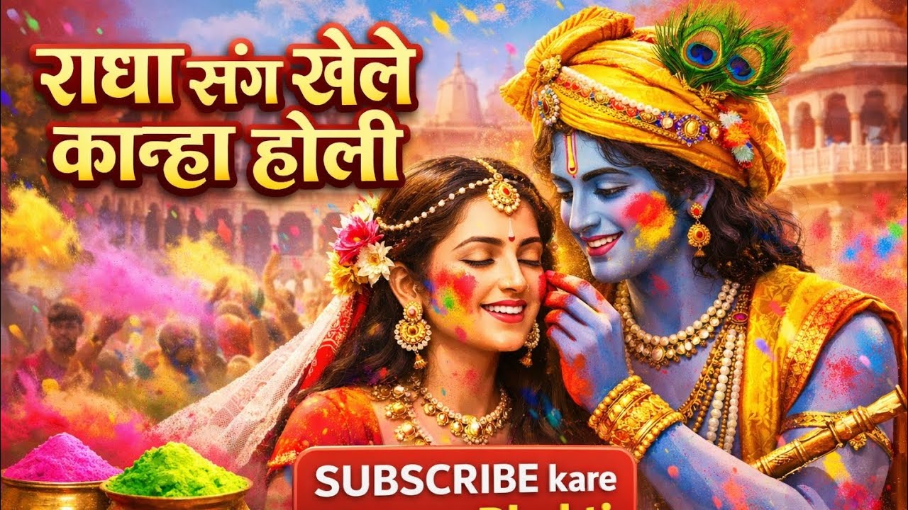 राधा संग कान्हा खेले होली | #holisong2026 | www.Amanbhakti.com....