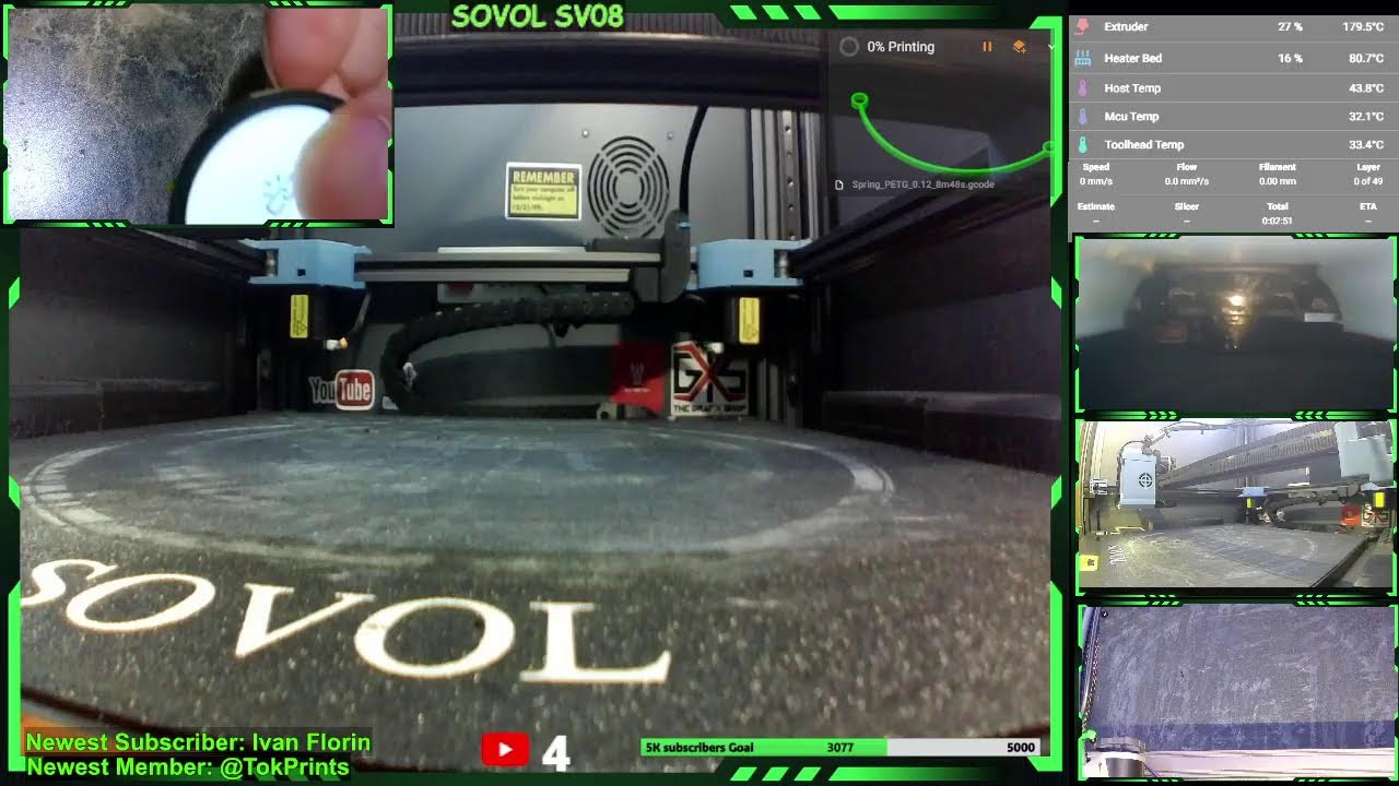 🔴Live - 3D Printer 