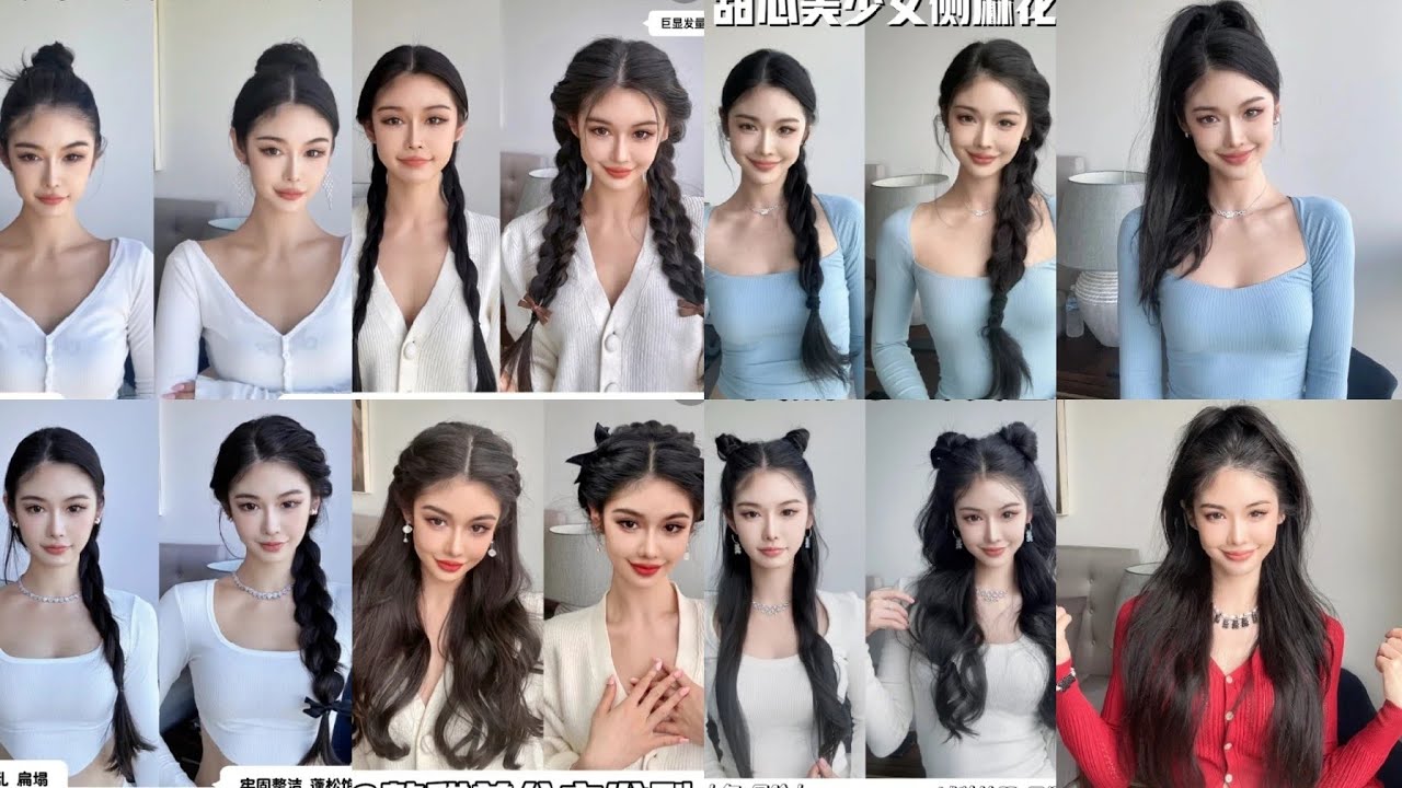 Amazing Trending Hairstyles Tutorials Korean Style for Girls 🔹"