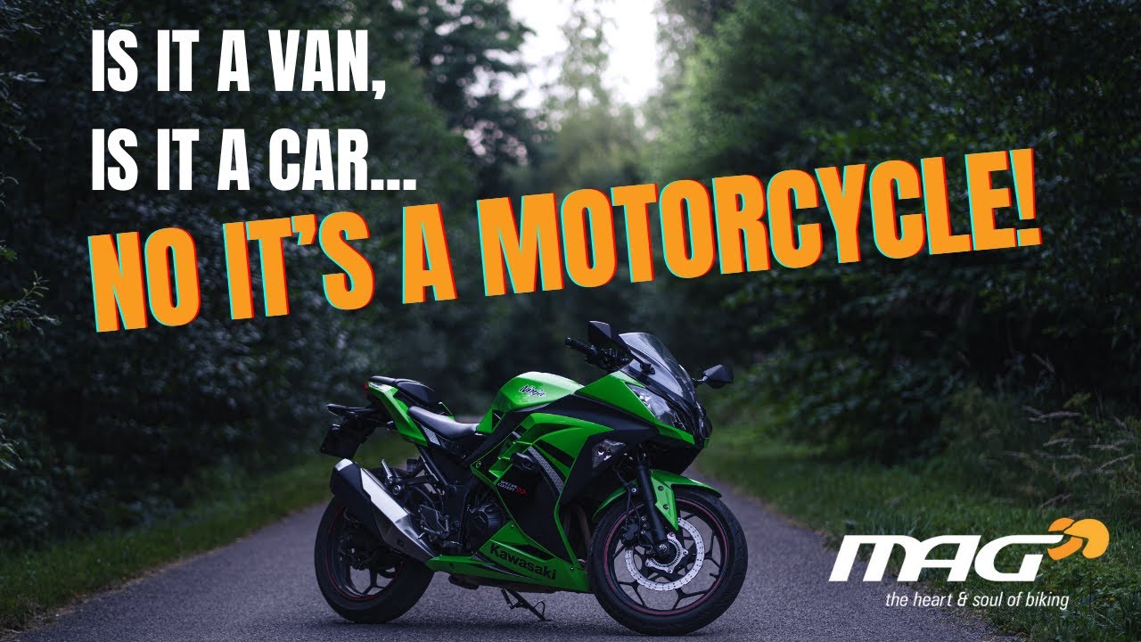 Is it a van, is it a car ... no it's a motorcycle!