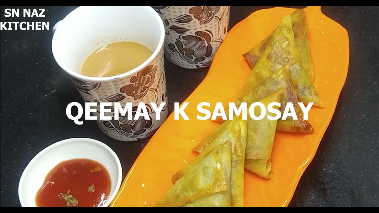 Qeemay Ke Samosay Recipe | Crispy Keema Samosa | Ramzan Special Snack | SN NAZ Kitchen