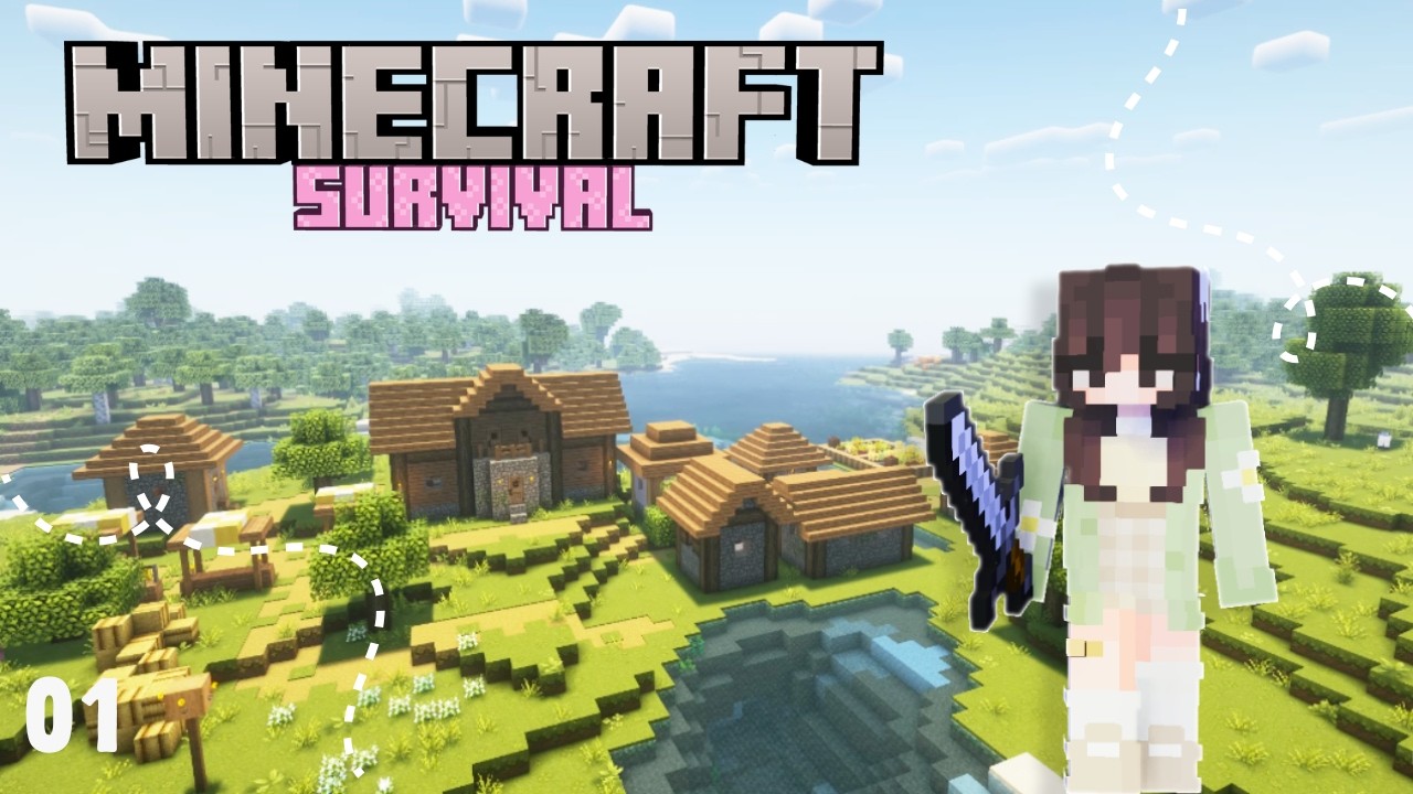 Cozy Minecraft Survival Ep. 1 – New Beginnings!