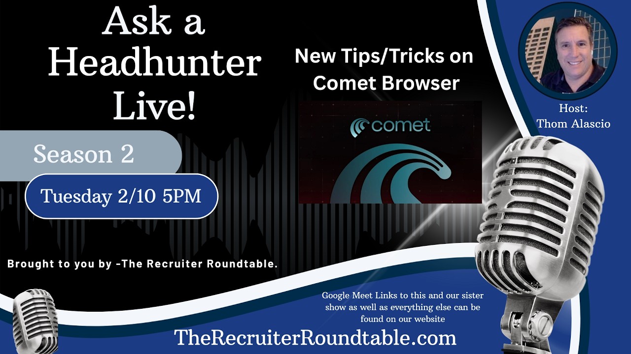 Ask a Headhunter Live S2 #5 Comet Tips/Tricks