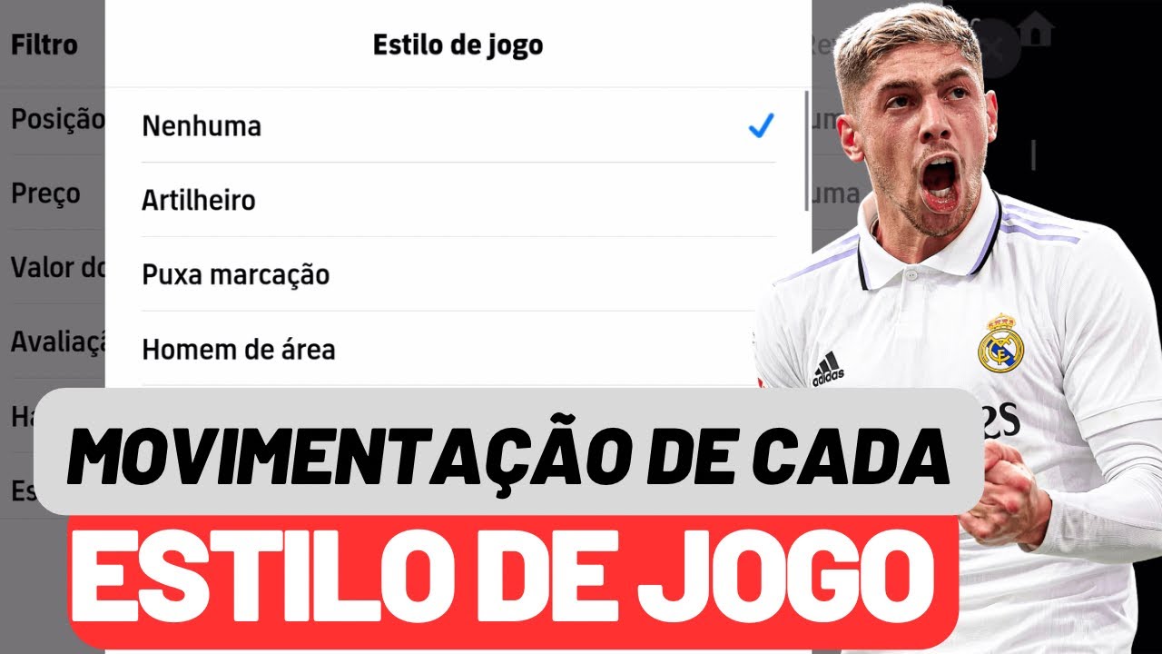 EXPLICANDO COMO FUNCIONA CADA ESTILO DE JOGO NO EFOOTBALL MOBILE | TUTORIAL | PARTE 01