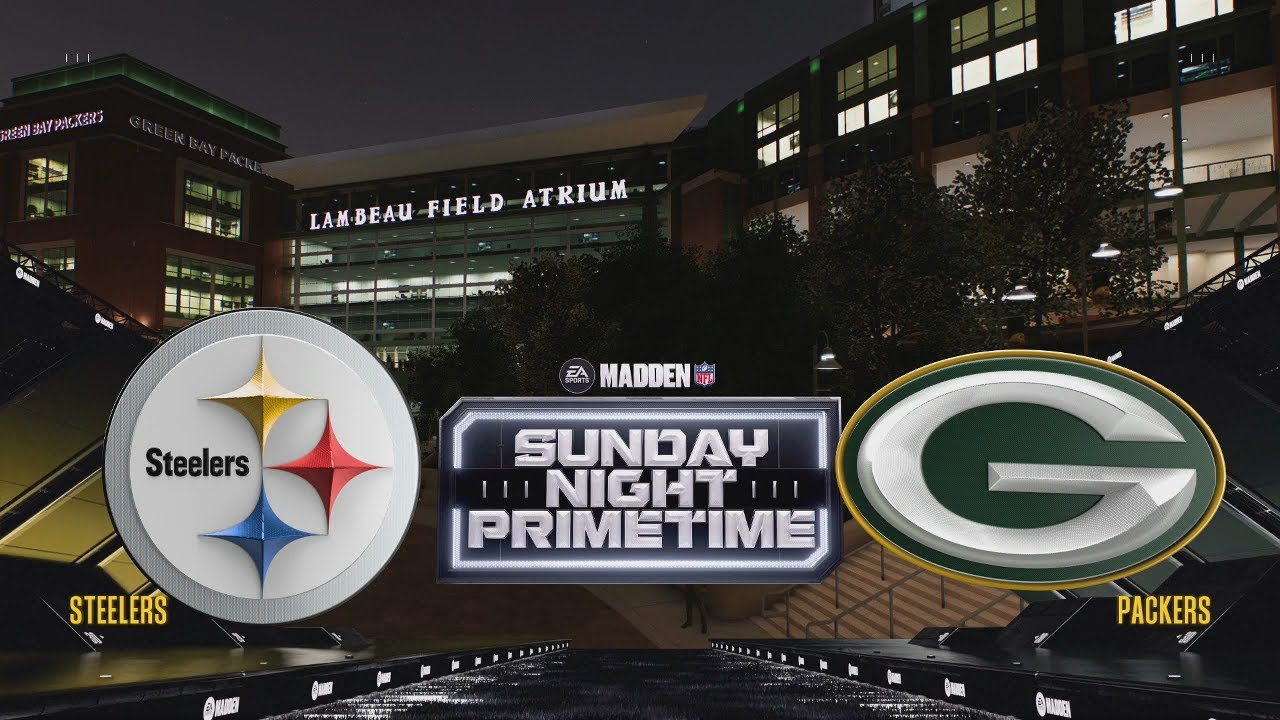 Madden NFL 26 - Pittsburgh Steelers Vs Green Bay Packers PS5 Simulation Full Gameplay