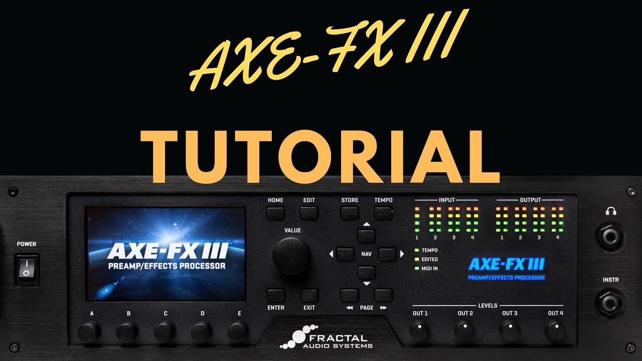 Shimmer Reverb Tutorial - Axe Fx III