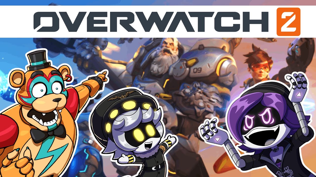 Uzi, N and Glamrock Freddy Play OVERWATCH 2!
