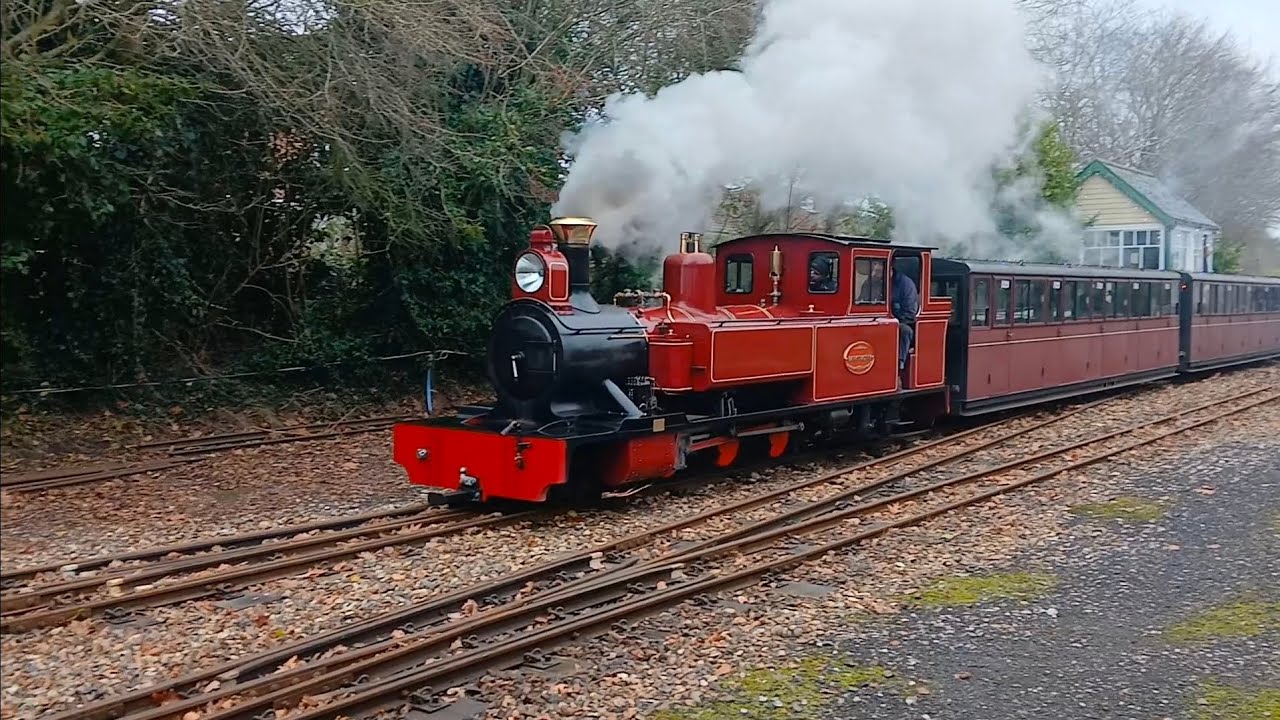 BVR - No.9 'Mark Timothy' departs Aylsham. 